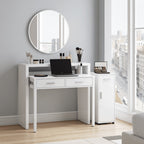 Turin Arctic White Desk/Dressing Table or Console Table
