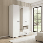 Limone White 3 Door Wardrobe