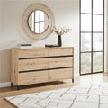 Zavaro Oak Effect Wide Chest Of Drawers