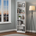 Mila Arctic White Bookcase