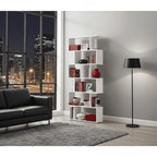 Zing White Gloss Bookcase