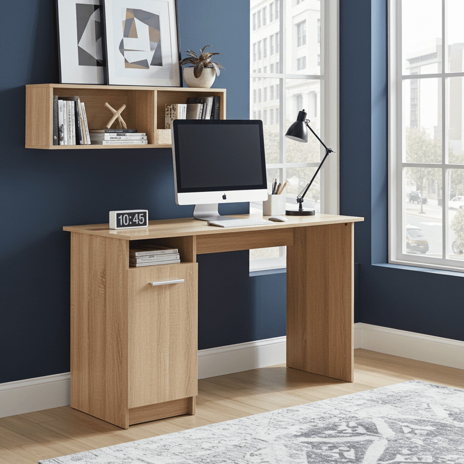 Reygo Sonoma Oak Computer Desk