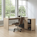 Luiz Oak Flexi Corner Office Desk