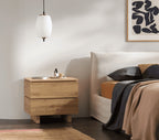 Texas Artisan Oak Effect 2 Drawer Bedside