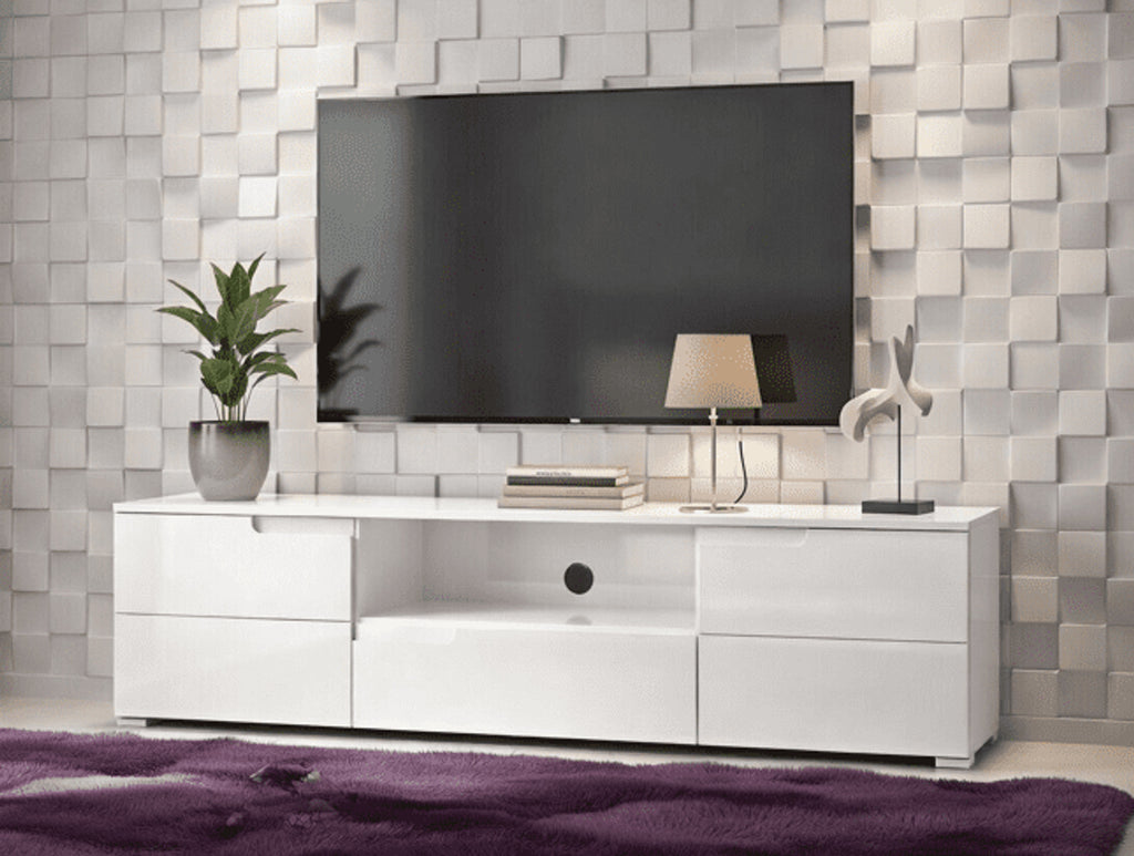 Santino White High Gloss TV Cabinet