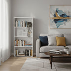 Thomas White Slim Low Short Bookcase