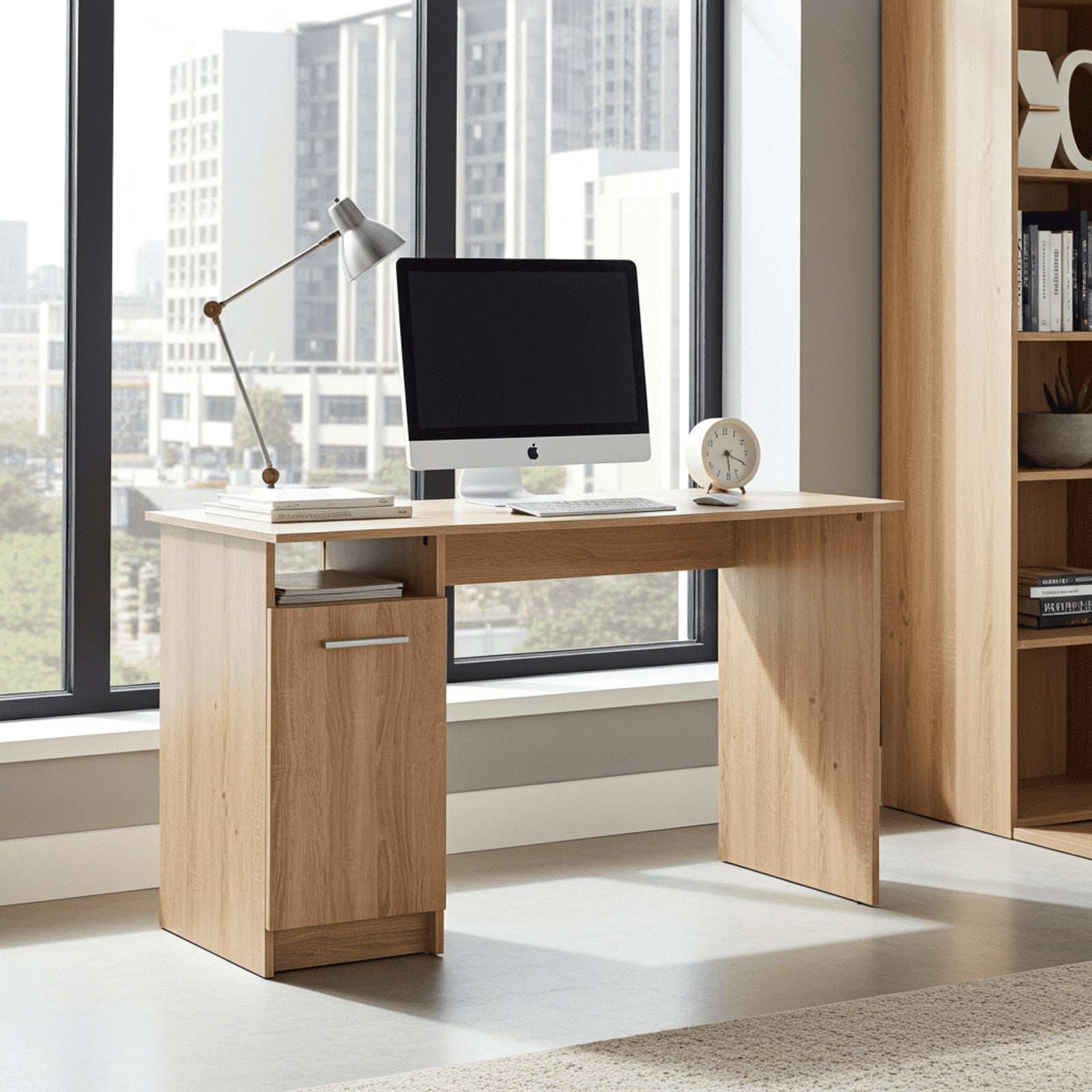 Reygo Sonoma Oak Computer Desk