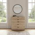 Limone Oak Effect Wide 5 Drawer Chest