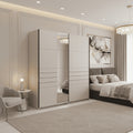 Weyma 200cm Cashmere Sliding Door Wardrobe