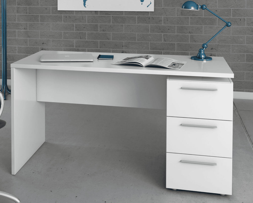 Amur Arctic White Computer Office Desk Table
