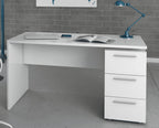 Amur Arctic White Computer Office Desk Table