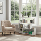 Zing Short White Gloss Bookcase