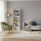 Thomas White Slim 211.5cm Tall Bookcase
