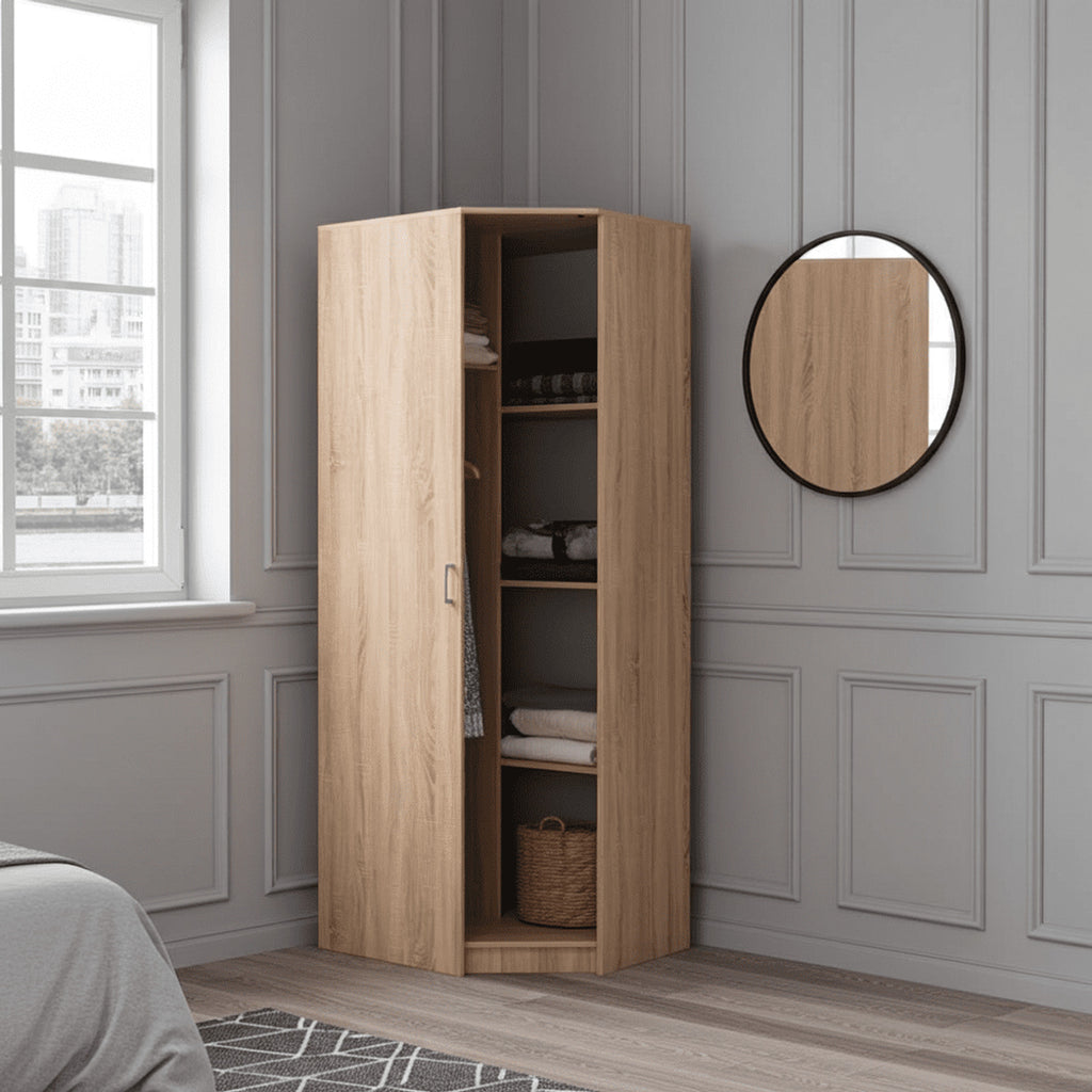 Miami Sonoma Oak Effect Corner Wardrobe