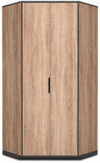 Vant Oak Effect 2 Door Corner Wardrobe