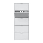 Zappa Shoe Cabinet White Gloss