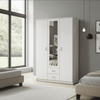 Kano White 3 Door Wardrobe