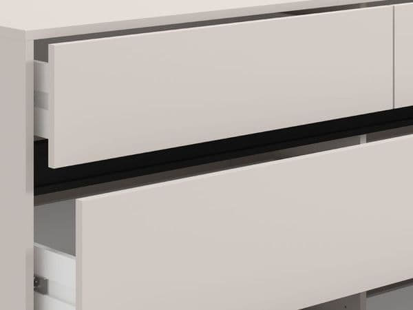 Zavaro Cashmere Wide Chest Of Drawers — angled product view
