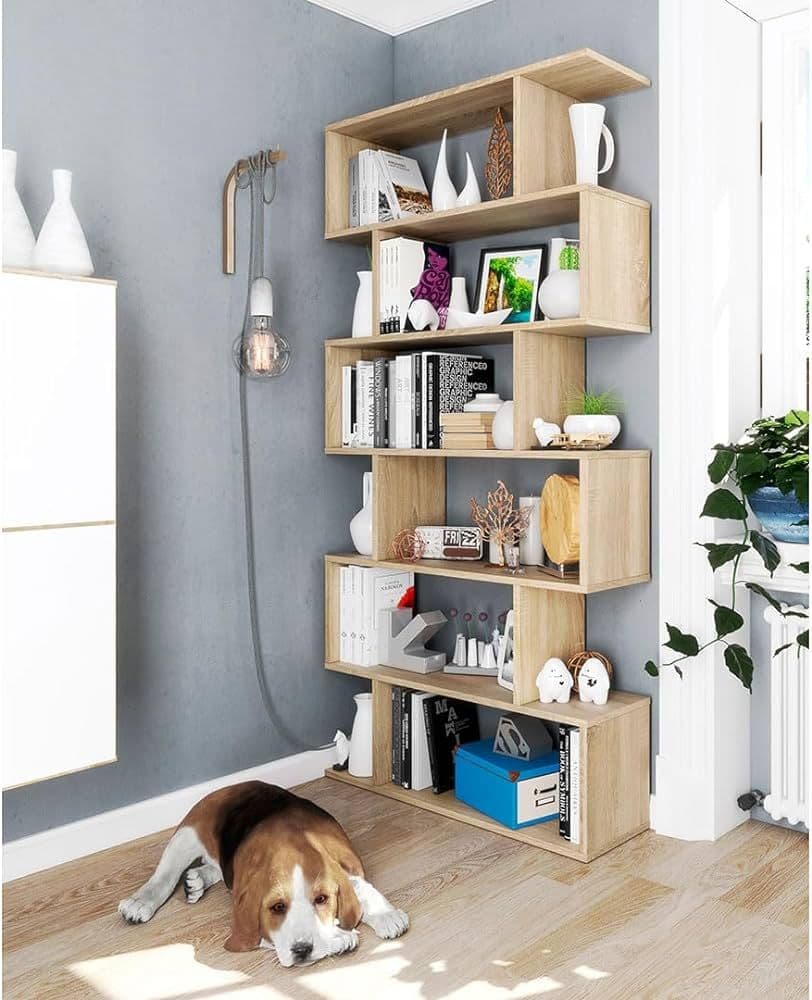Zing Oak Effect Bookcase — alternate product view